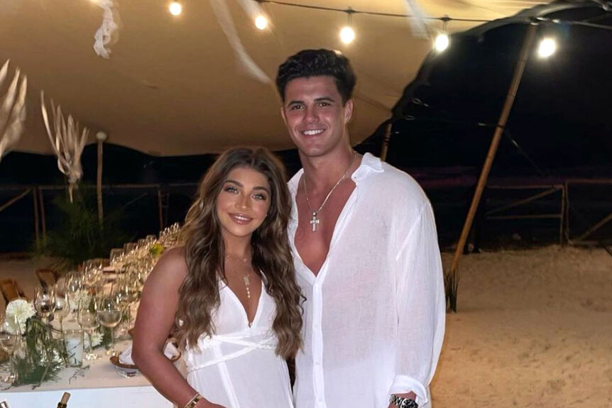 Gia Giudice posts a photo of herself and her boyfriend, Christian Carmichael, on vacation in Mexico in January 2023.