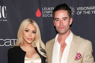 Jesse Lally and Lacy Nicole on a red carpet for Sparkle's Drag Spectacular benefiting the Leukemia and Lymphoma Society