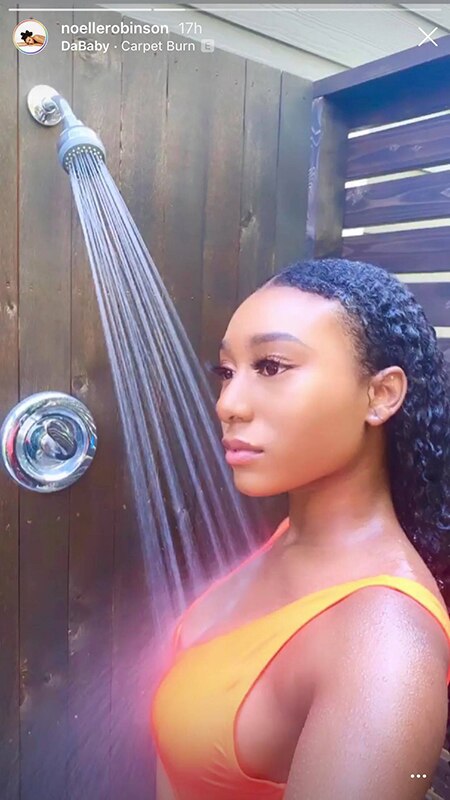 Cynthia Bailey S Daughter Noelle Robinson In Wet Swimsuit Style Living