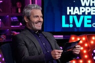 Andy Cohen hosting a taping of WWHL in New York City.