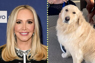 Split of Shannon Beador at Bravocon 2023 and her dog Archie