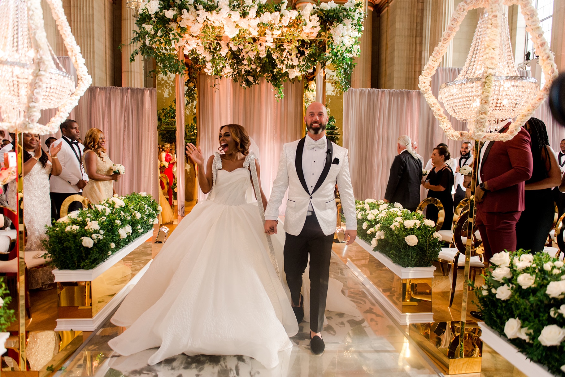 Real Housewives of Potomac s Candiace Dillard Wedding Dress The