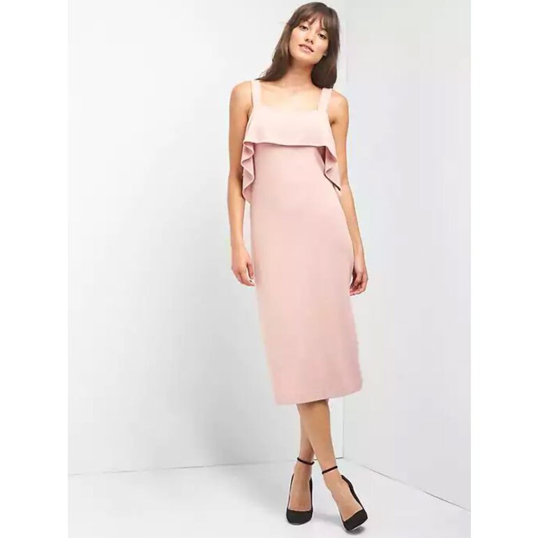 blush colored wedding guest dresses