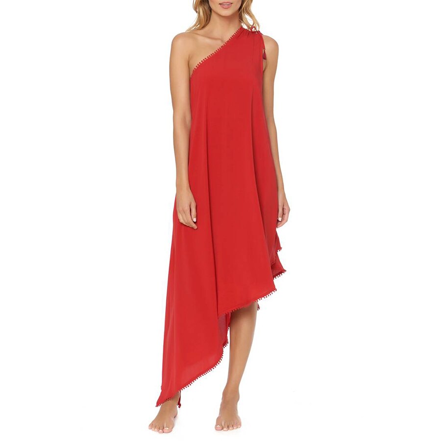 one shoulder dress cover up