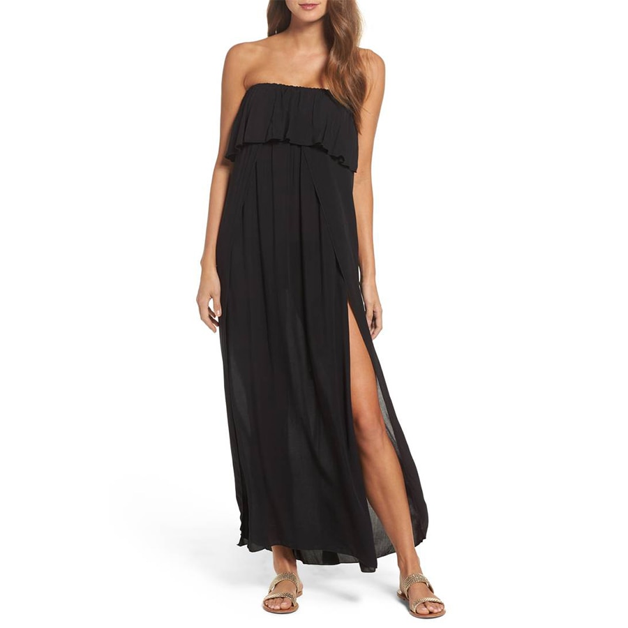 Strapless cover up discount dress