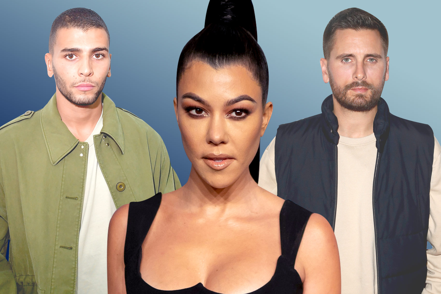 Kourtney Kardashian, Scott Disick, Younes Bendjima