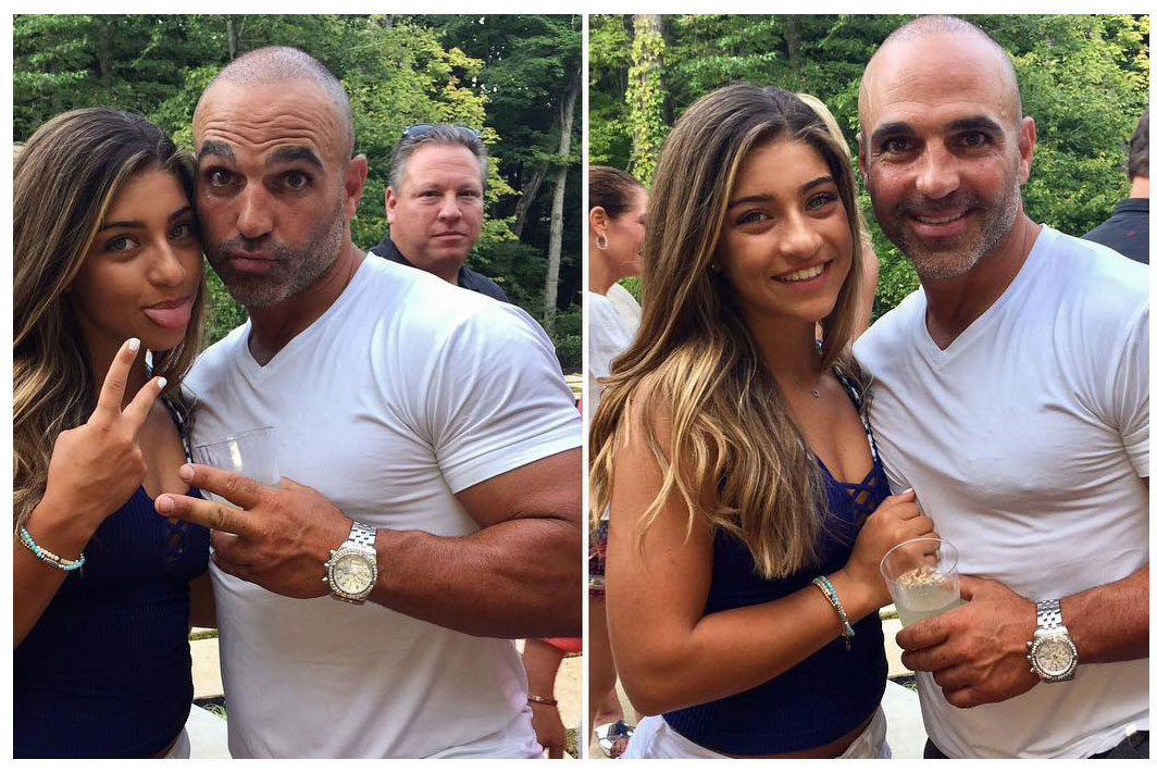 Gia Giudice with Uncle Joe Gorga