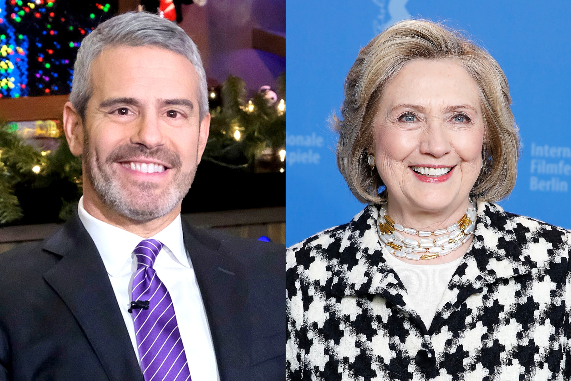 Andy Cohen Hillary Clinton Wwhl