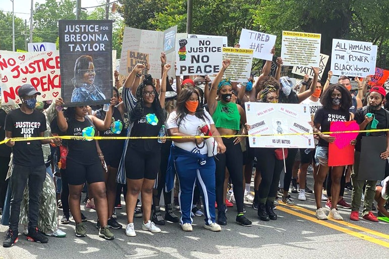 Porsha Williams Breonna Taylor Protest
