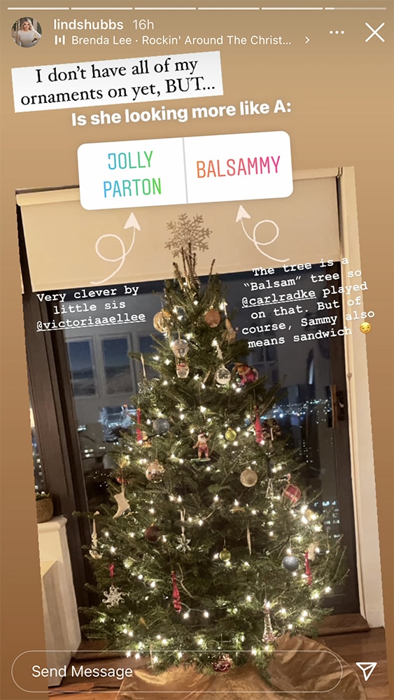 Lindsay Hubbard Shows Off Christmas Tree: Photo | Style & Living