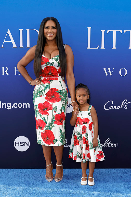 Kenya Moore Brooklyn Wear Matching Outfits For Movie Premiere Style   Kenya Moore Brooklyn Matching Red Carpet Looks 1 