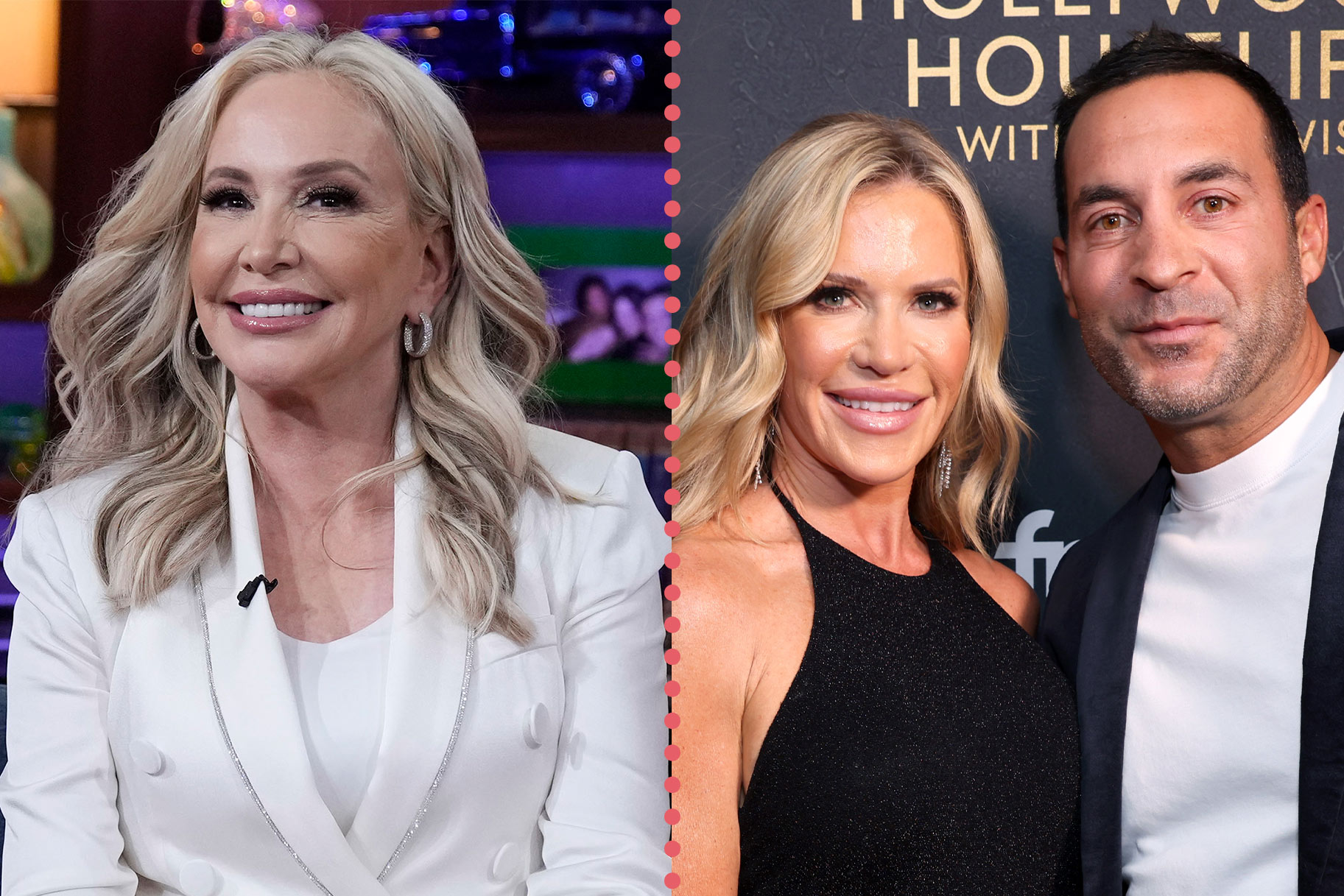 A split of Shannon Beador, Jennifer Pedranti, and Ryan Boyajian.