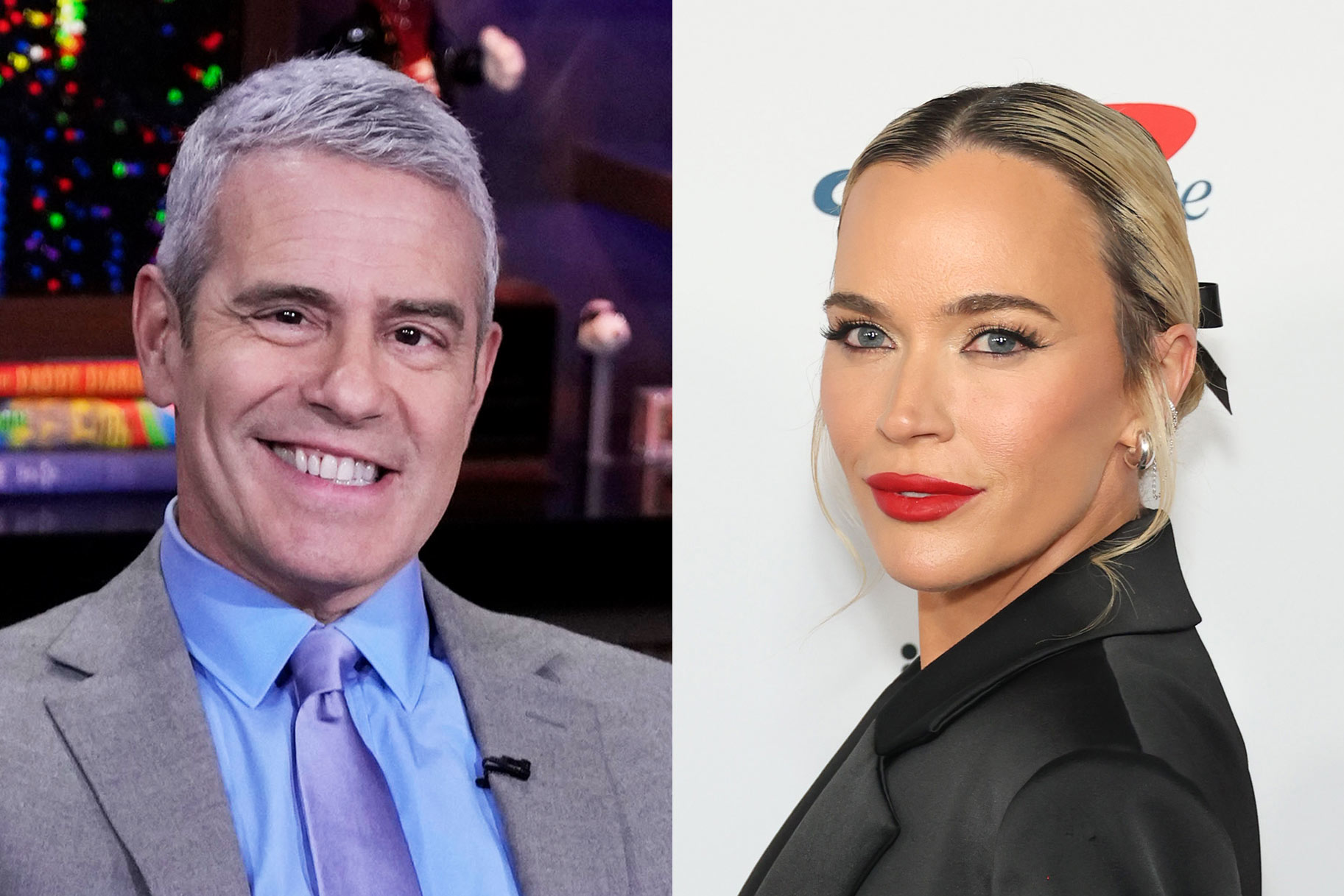 A split of Andy Cohen and Teddi Mellencamp.