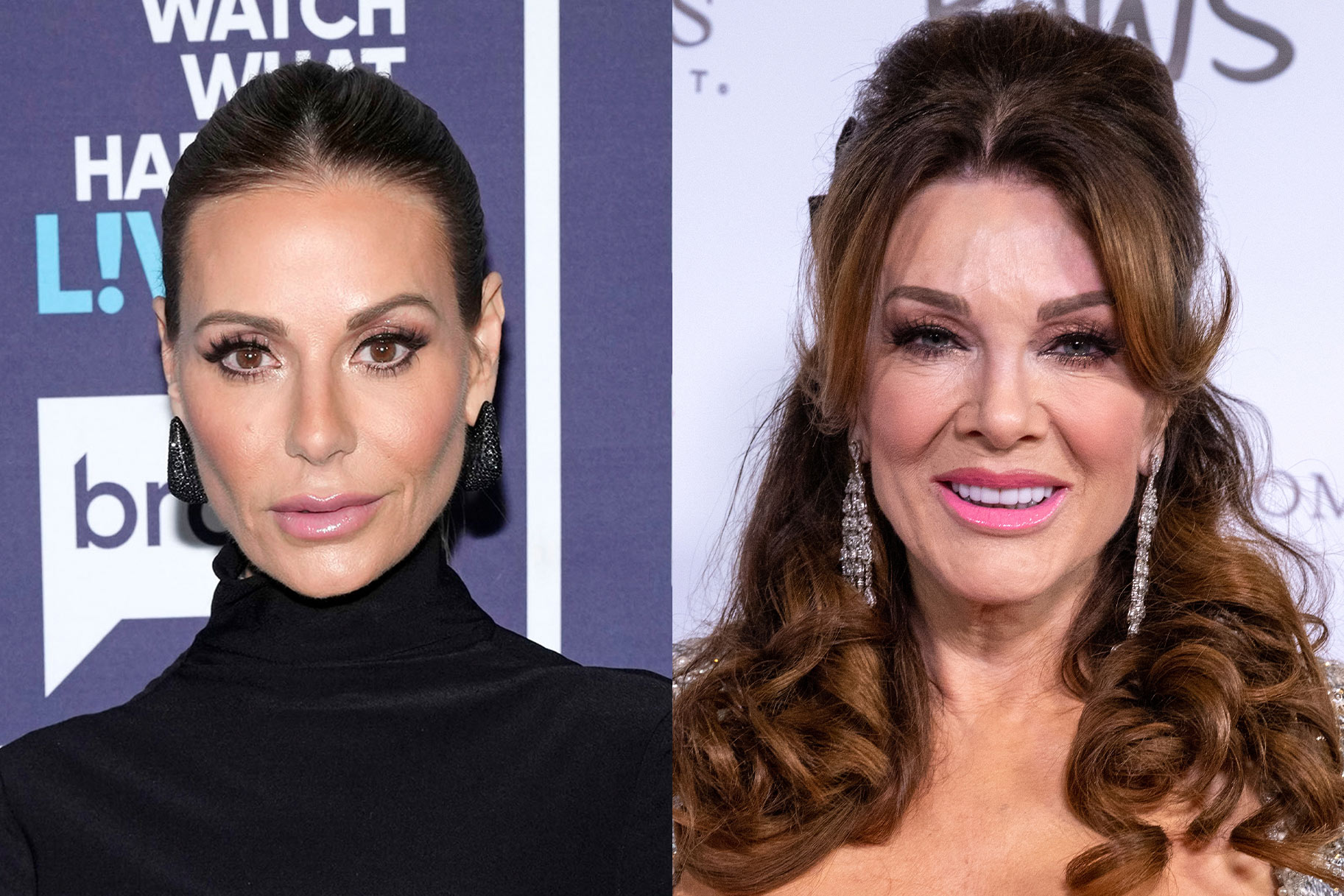 A split of Dorit Kemsley and Lisa Vanderpump.