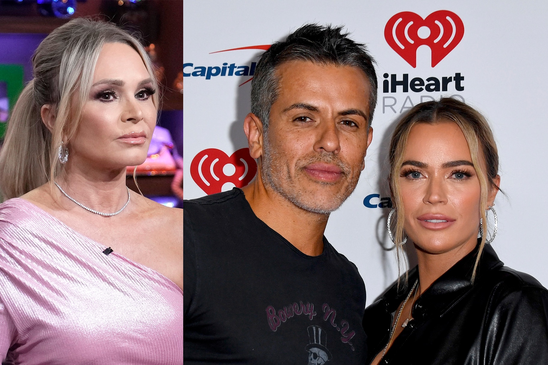 Split of Tamra Judge at WWHL and Edwin Arroyave with Teddi Mellencamp iHeartRadio Music Festival