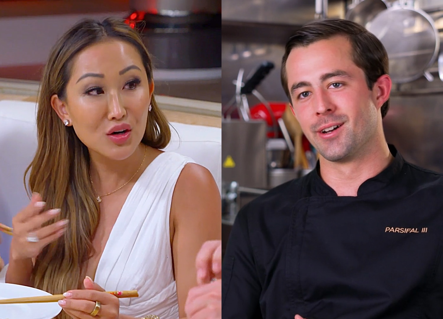 Split of Tiffany Moon and chef Cloyce Martin on BDSY