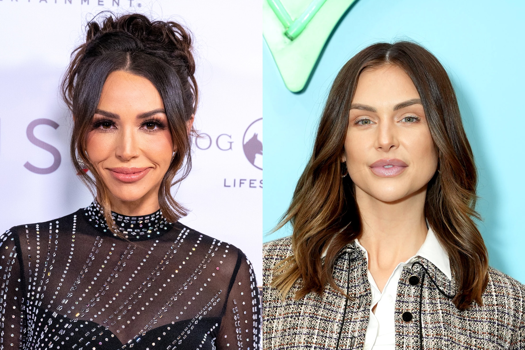 Split of Scheana Shay and Lala Kent on red carpets