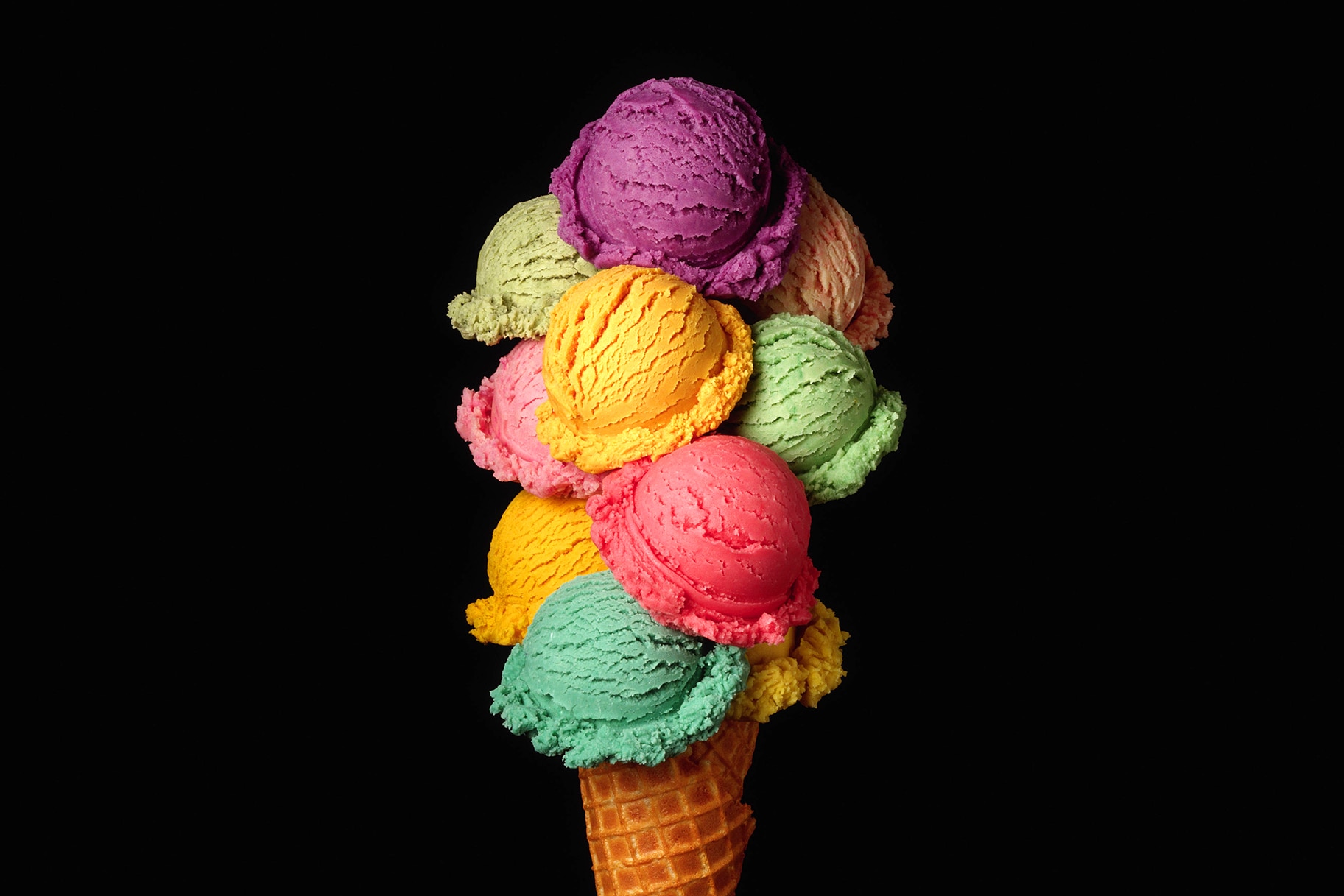 ice cream scoop cone