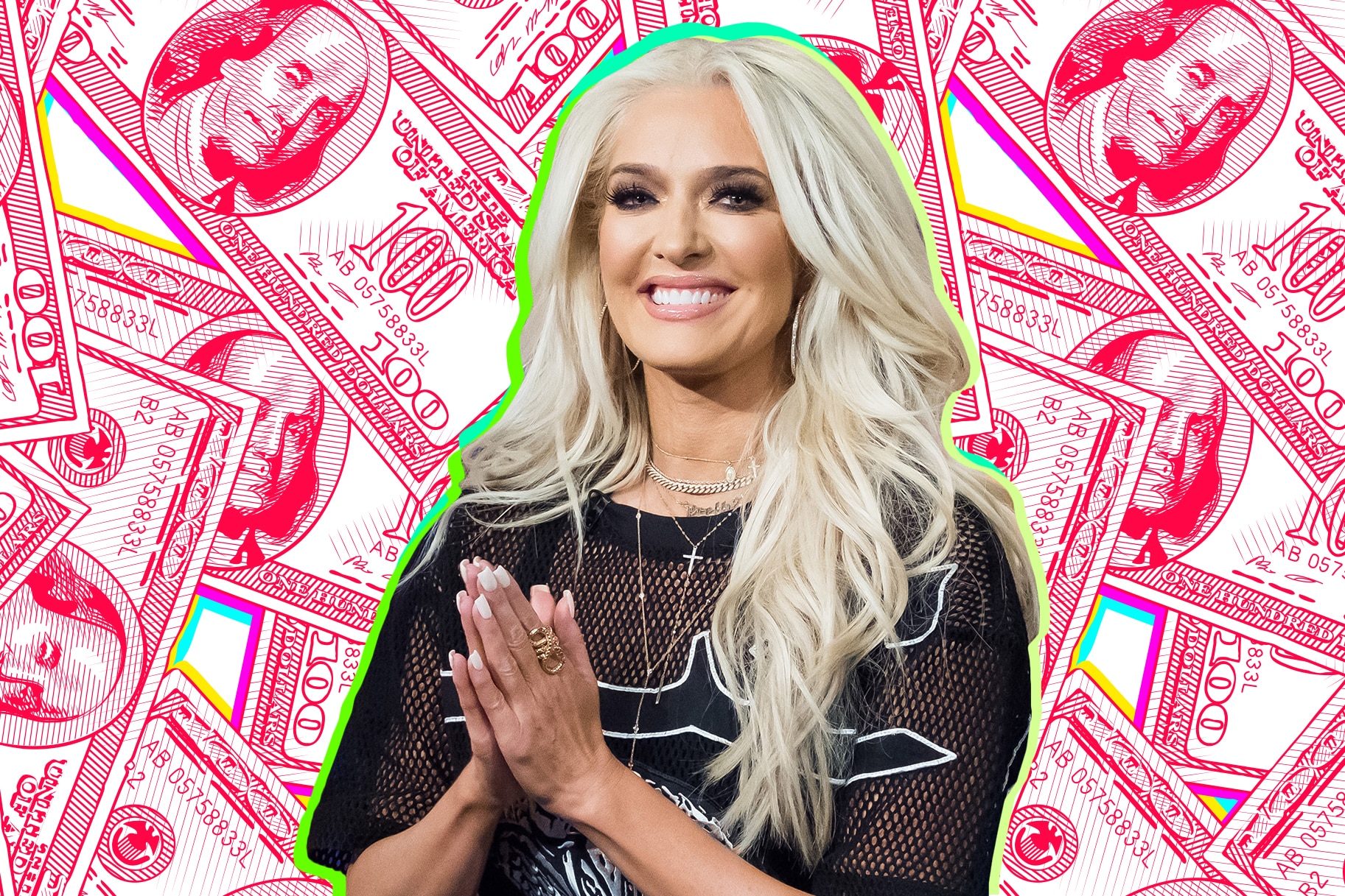 on X: Erika Jayne certainly has a nice Gucci bag to put her newly served  papers in.  / X