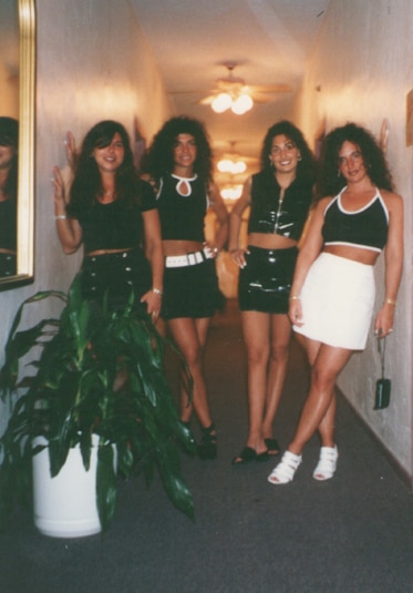 Teresa Giudice as a teenager with her friends