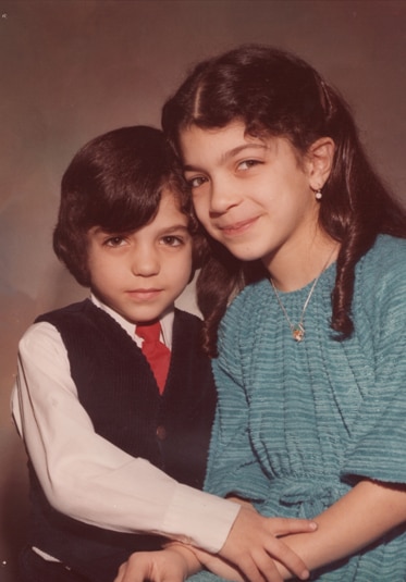 Joe Gorga and Teresa Giudice as children