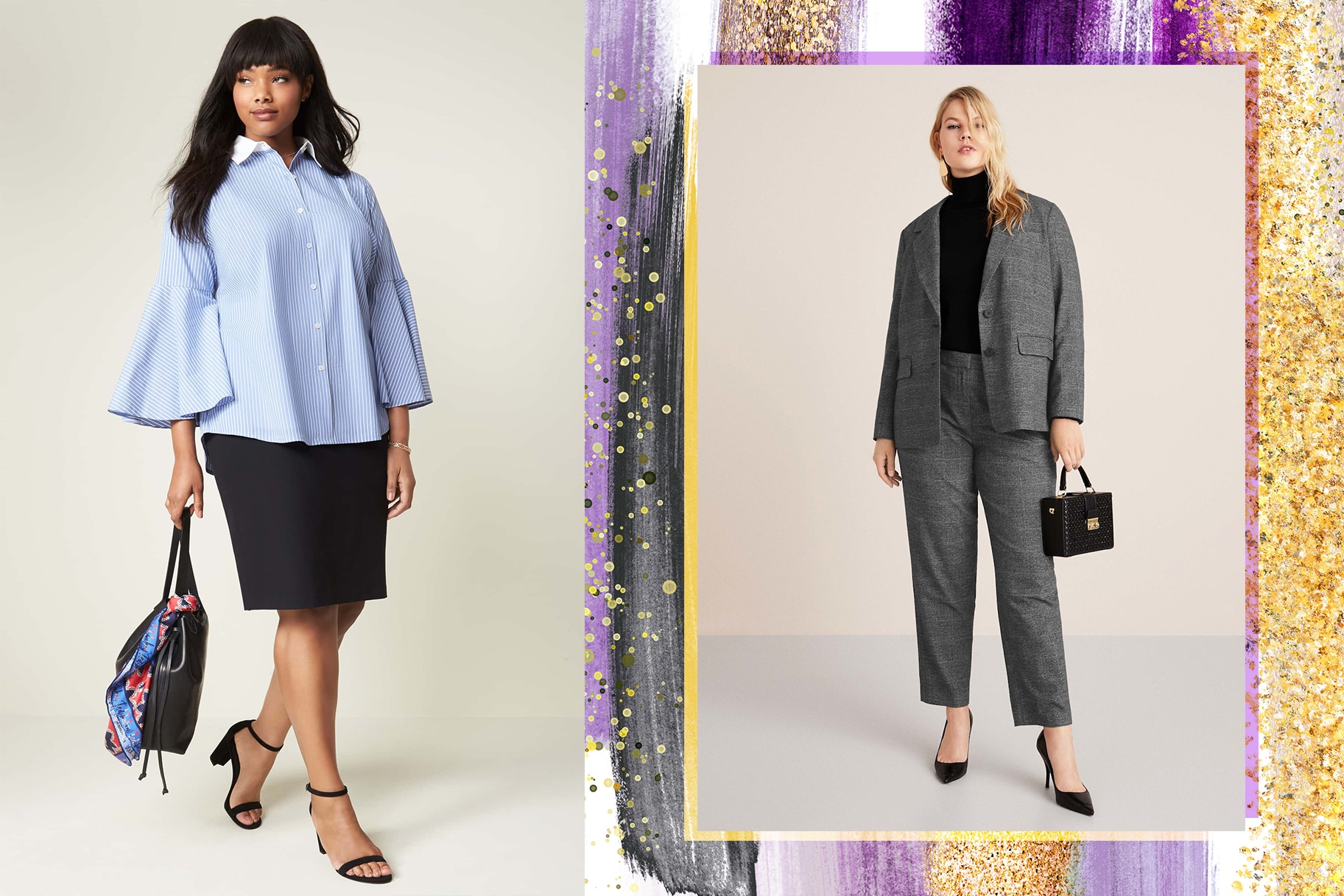 office looks for plus size