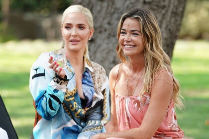 Erika Girardi and Denise Richards on The Real Housewives of Beverly Hills Season 9