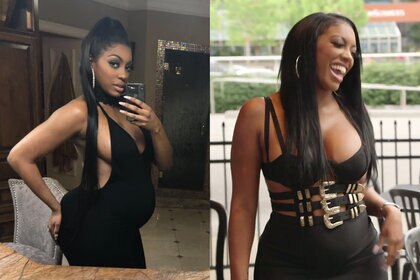 porsha williams pregnant baby bump