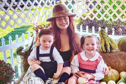 Kathryn Dennis with Saint and Kensie