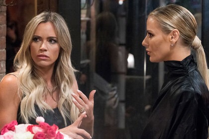 Teddi Mellencamp Arroyave and Dorit Kemsley in The Real Housewives of Beverly Hills Season 9