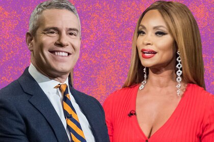 Andy Cohen and Gizelle Bryant