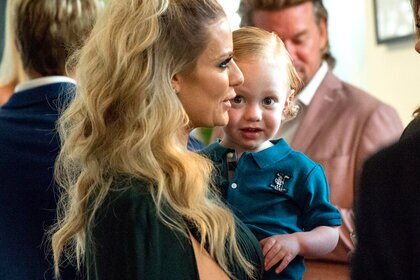 Dorit Kemsley with Son Jagger