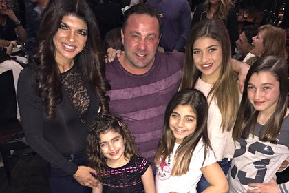 Teresa and Joe Giudice with Daughters