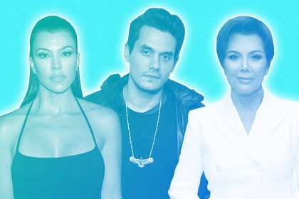 Kourtney Kardashian, John Mayer, Kris Jenner