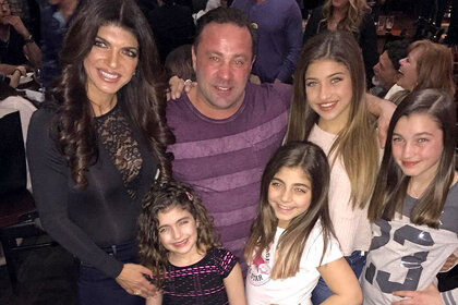 Teresa Giudice, Husband Joe Giudice, Daughters Gia, Gabriella, Milania, Audriana