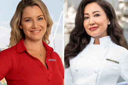 Below Deck Med Chef Mila Kolomeitseva, Chief Stew Hannah Ferrier