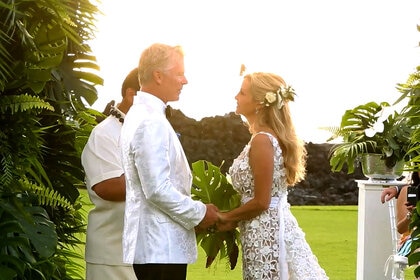 Camille Grammer and David C. Meyer's Wedding in Hawaii