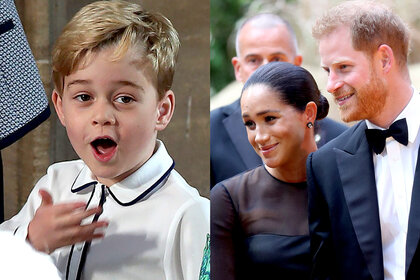 Prince George, Prince Harry, Meghan Markle