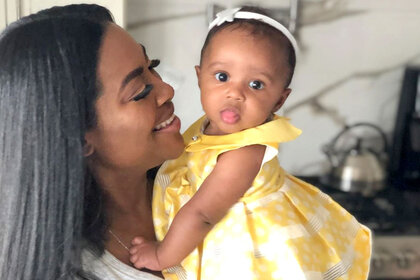 Kenya Moore and daughter Brooklyn Daly