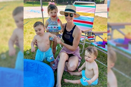 Meghan King Edmonds with Her Children