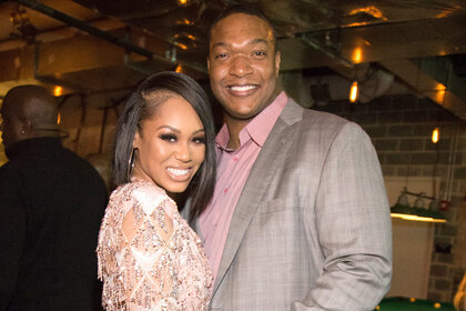 Monique Samuels with Husband Chris Samuels