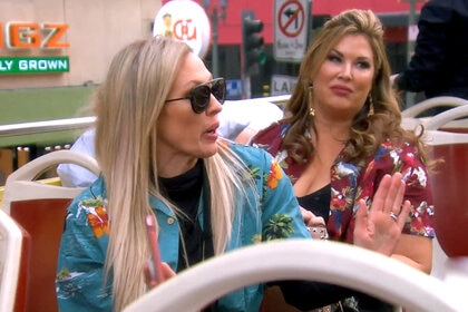 Braunwyn Windham-Burke and Emily Simpson in The Real Housewives of Orange County Season 14