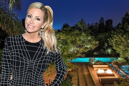 Camille Grammer Backyard