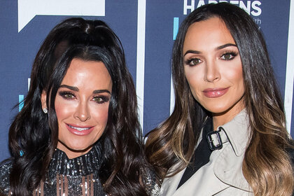 Kyle Richards Farrah Aldjufrie Bangs