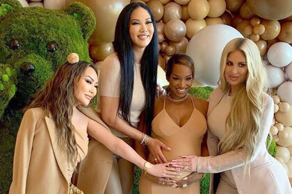 Kim Zolciak Malika Haqq Baby Shower