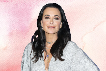 Kyle Richards Stress Cooking