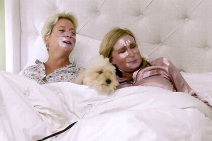 Ramona Singer Dorinda Medley Facemask