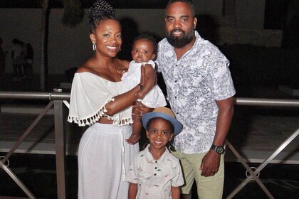 Kandi Burruss Family Portrait Rhoa