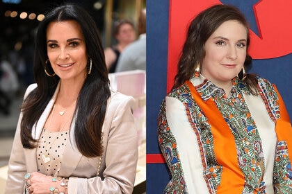 Kyle Richards Lena Dunham Rhobh