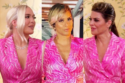 Robyn Dixon Erika Jayne Lisa Rinna Pink Dress